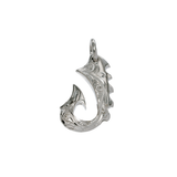 Fish hook Pendant Large 14K Gold (YG, PG, WG)