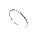 【Online Limited Item】 Sterling Silver Twist Scroll Bangle Small