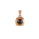 Black Diamond Pendant Small 14K Gold (YG, RG, WG)