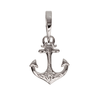 Small Anchor Pendant Silver
