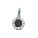 Zirconia Pendant Silver with Zirconia