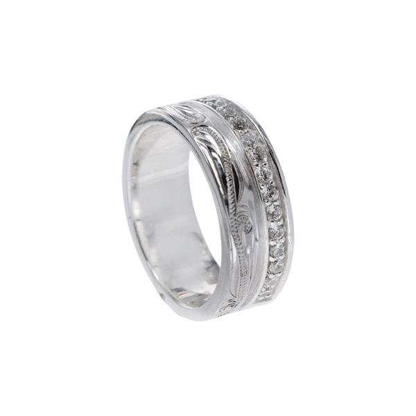 Cubic Zirconia Ring Silver