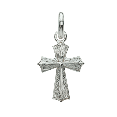 Small Cross Pendant Silver
