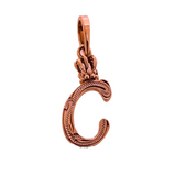Initial with Crown Pendant 14K Rose Gold