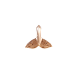 Whale Tail Pendant Small 14K Gold (YG, RG, WG)