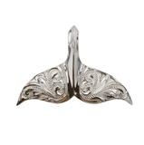 Whale Tail Pendant Large 14K Gold (YG, RG, WG)