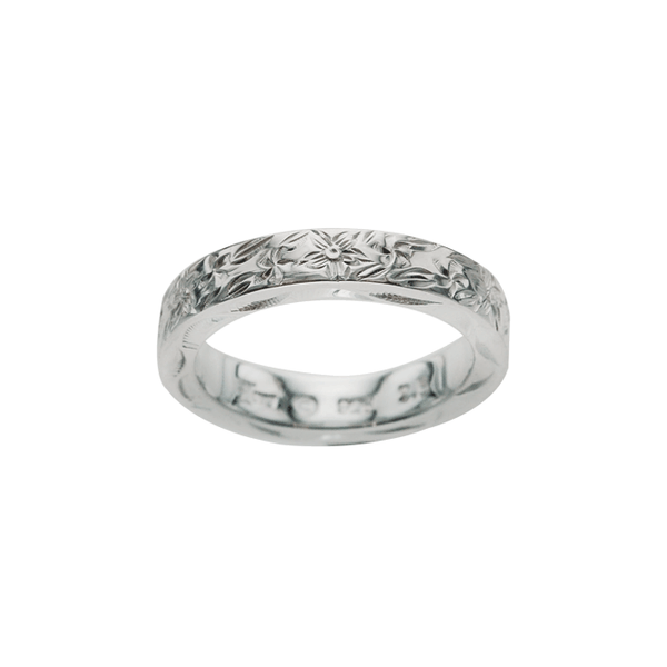 Flat Pinky Ring Silver