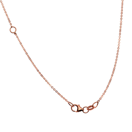 Anchor Adjust Chain(16"-18") Pink Gold