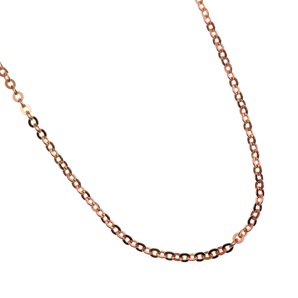 Anchor Adjust Chain(16"-18") Pink Gold