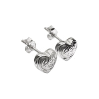 【Online Limited Item】 Heart Earrings Silver