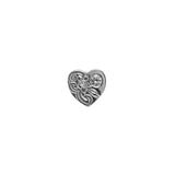 Heart Earrings Silver with CZ