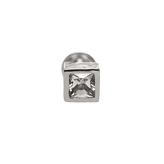 Zirconia Earring White