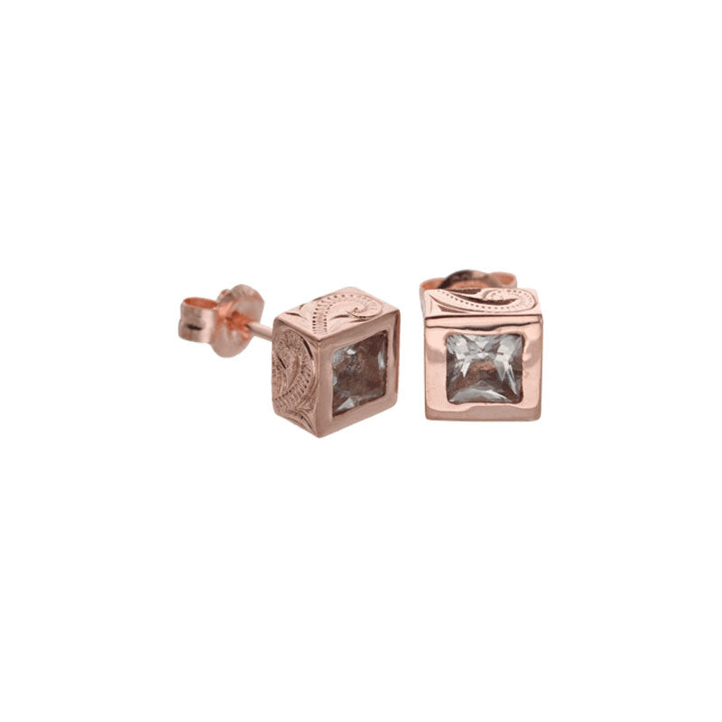 Load image into Gallery viewer, Topaz Earring Pink Gold
