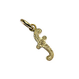 【Online Limited Item】 Initial Pendant F Small *SALE*