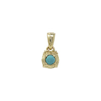 【Online Limited Item】 Turquoise Pendant Small Yellow Gold