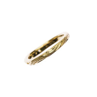Calm Wave Ring 14K Yellow Gold with Diamond
