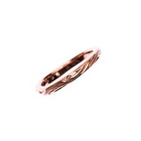 Calm Wave Ring 14K Rose Gold with Diamond