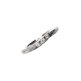 Calm Wave Ring White Gold