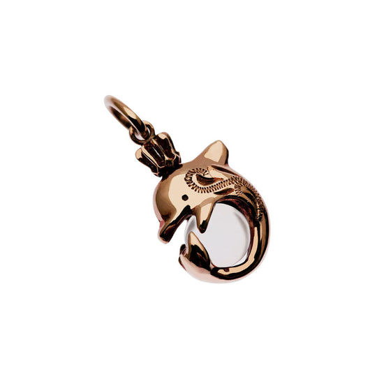 Dolphin Pendant Pink Gold*SALE*