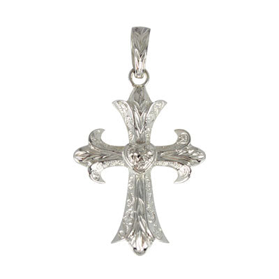 【Online Limited Item】 Heart Cross Small (All Engraved) *SALE*