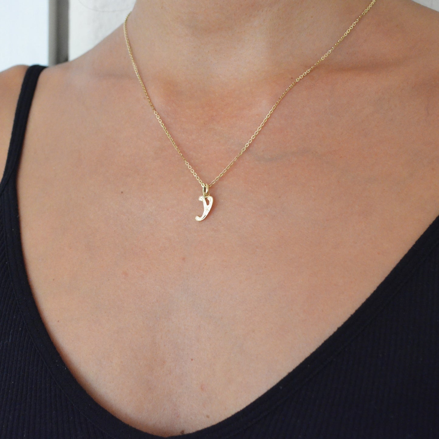 Initial Pendant Y Small *SALE*