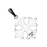 Gothic Cross Pendant Large Silver