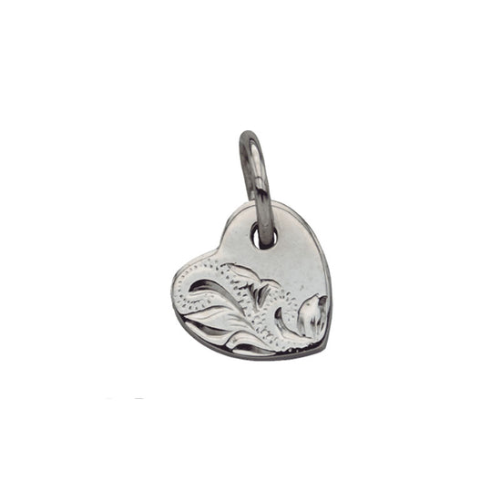 Load image into Gallery viewer, Heart Flat Pendant White Gold*SALE*
