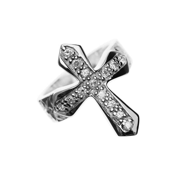 925 Sterling Silver Cross Ring Size 7 | eBay