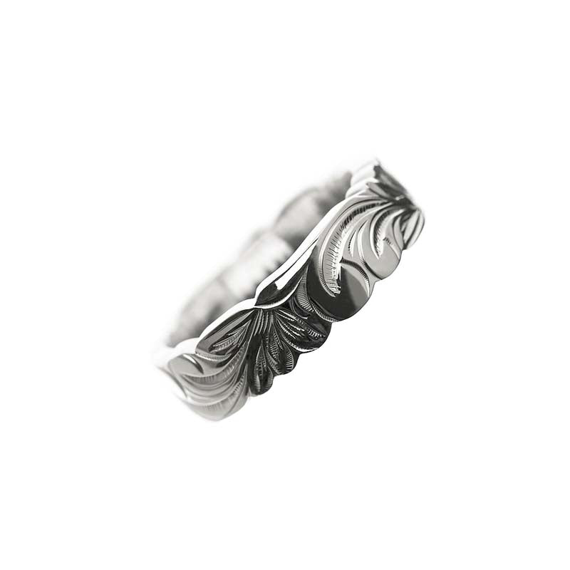 Kinolau Ring Silver 06mm Flat