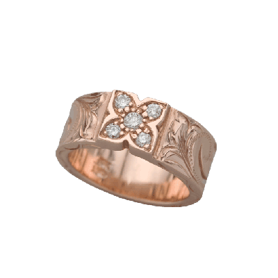 Colver Ring 8mm Rose Gold