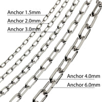 Anchor080 Chain Silver (2.0mm)