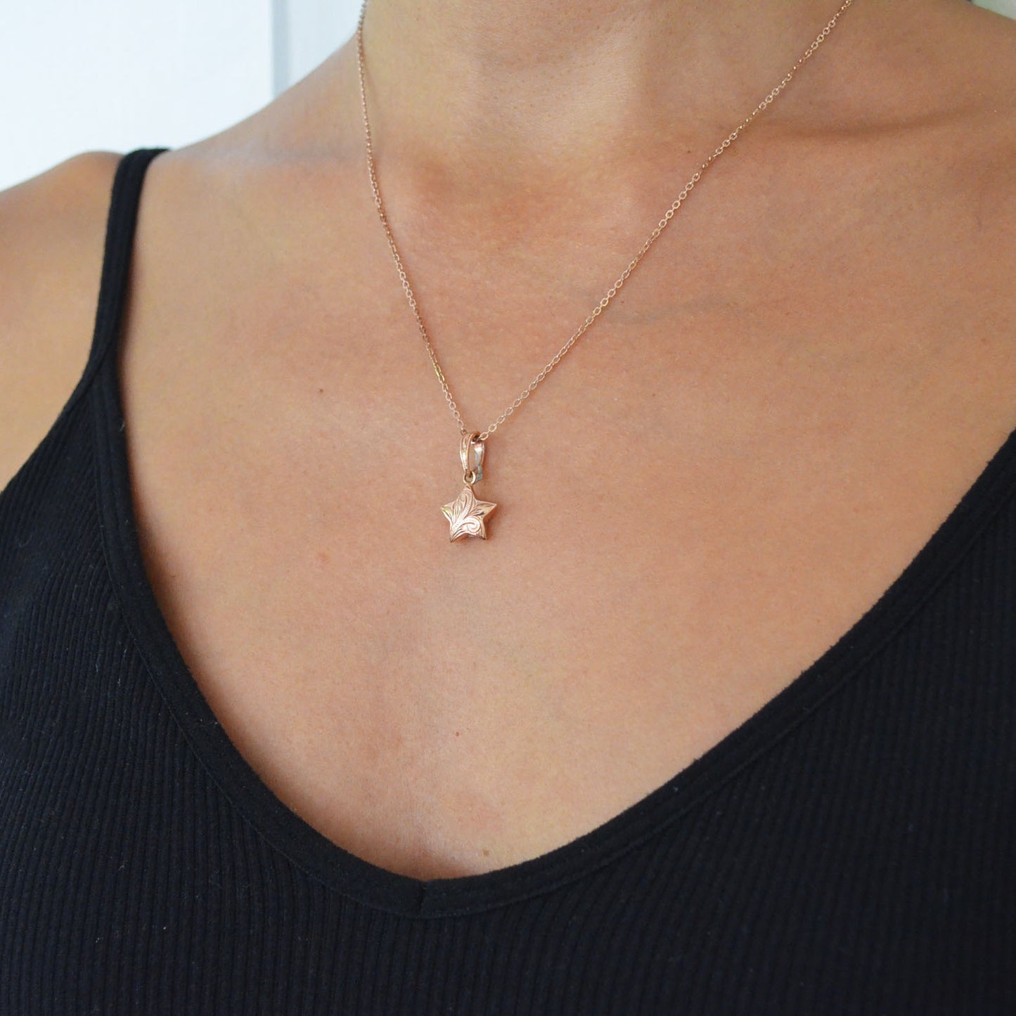 Load image into Gallery viewer, Star Pendant Pink Gold*SALE*
