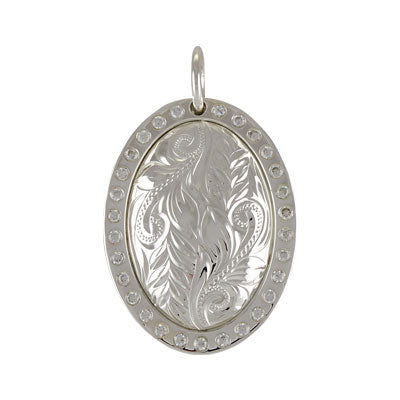 Load image into Gallery viewer, Oval Pendant (Maile) Small *SALE*
